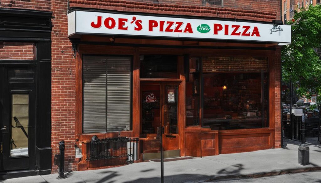 Greenwich Village Joe's Pizza